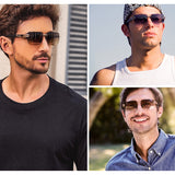 Sungait Rimless Square Sunglasses