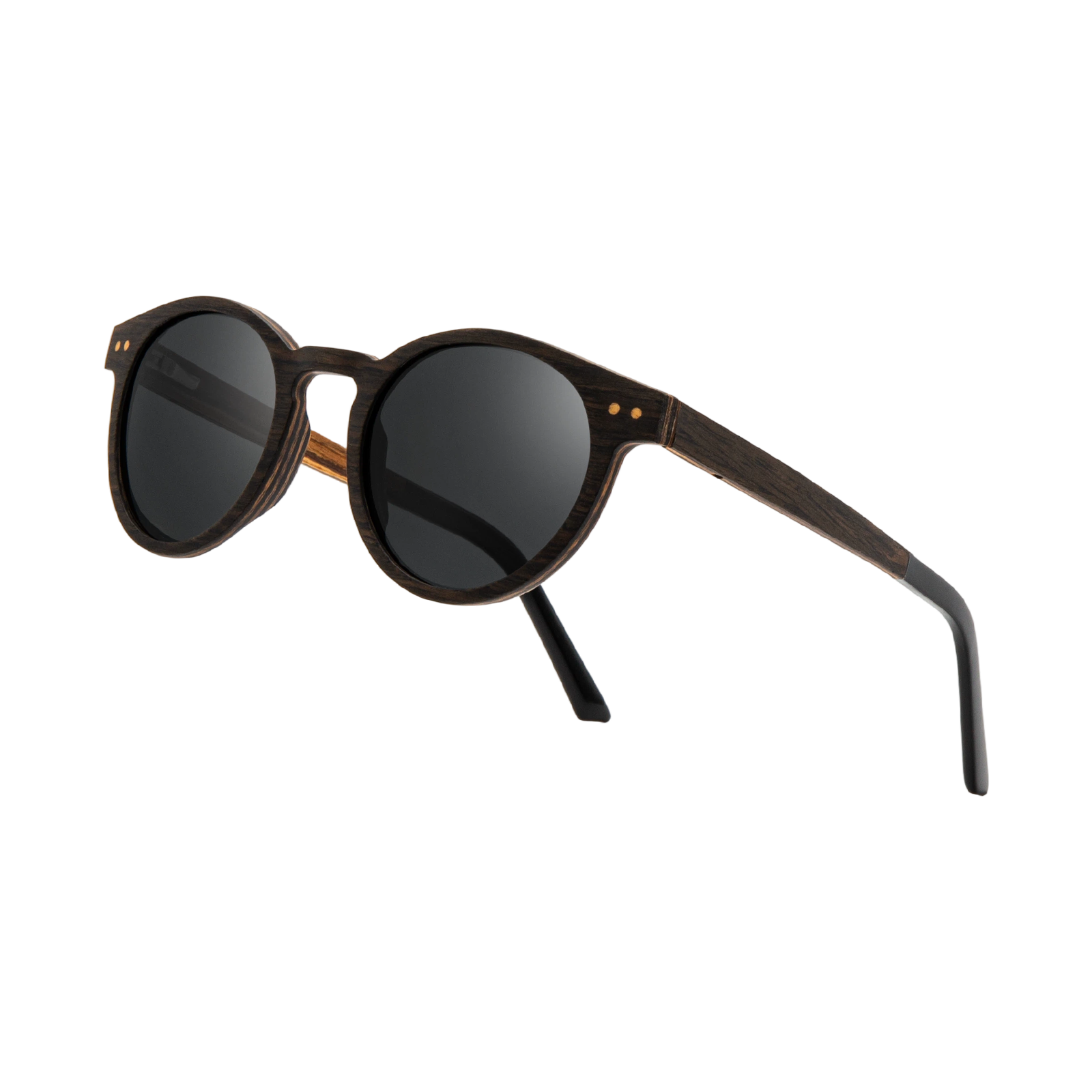 Round Wooden Sunglasses SGT199X