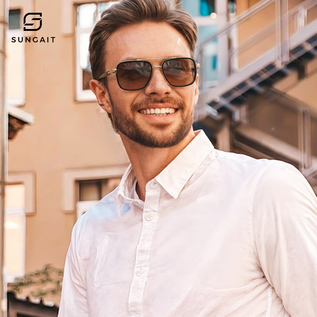 Retro Square Sunglasses