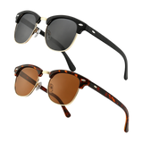Half-frame Round Sunglasses SGT558