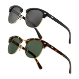 Half-frame Round Sunglasses SGT558