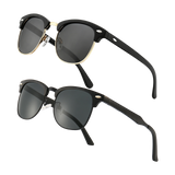 Half-frame Round Sunglasses SGT558