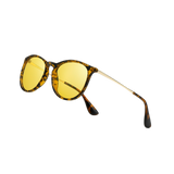 SUNGAIT Vintage Round Sunglasses SGT567 Yellow Night Lens Font