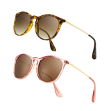 SUNGAIT Vintage Round Sunglasses SGT567 2 Packs