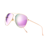 Women's Oversized Aviator Mirrored Polarized Sunglasses SGT603