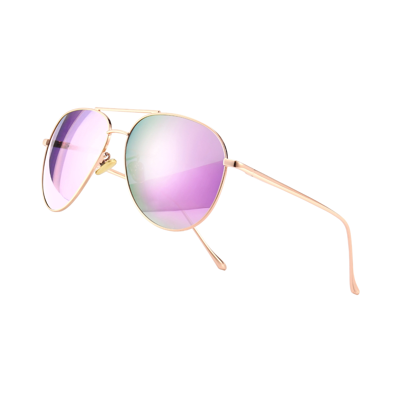 Women's Oversized Aviator Mirrored Polarized Sunglasses SGT603