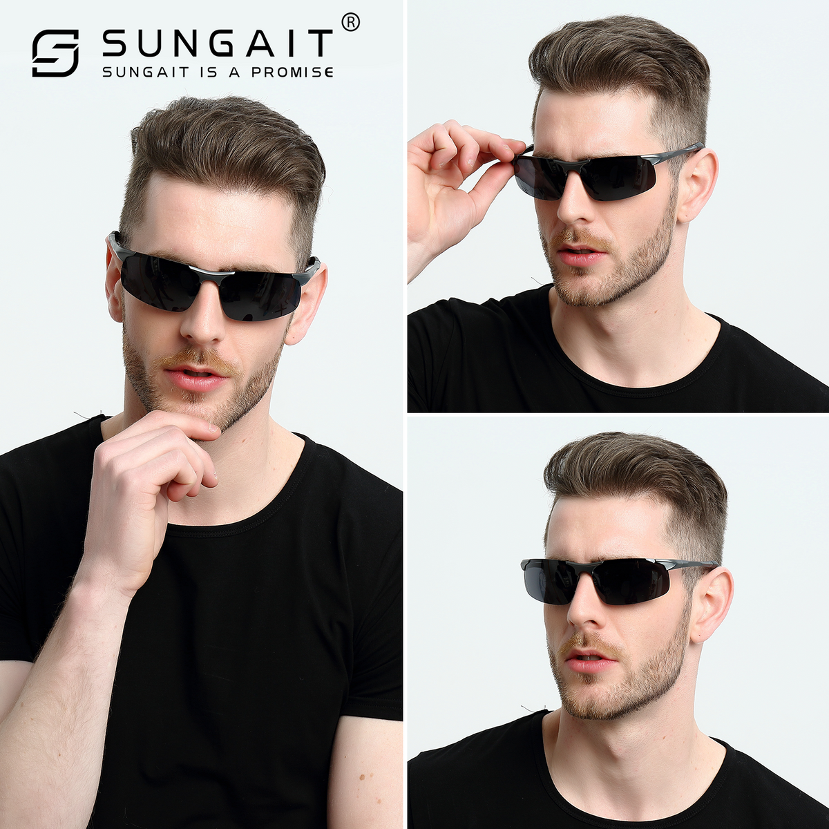 Al-Mg Alloy Sports Sunglasses
