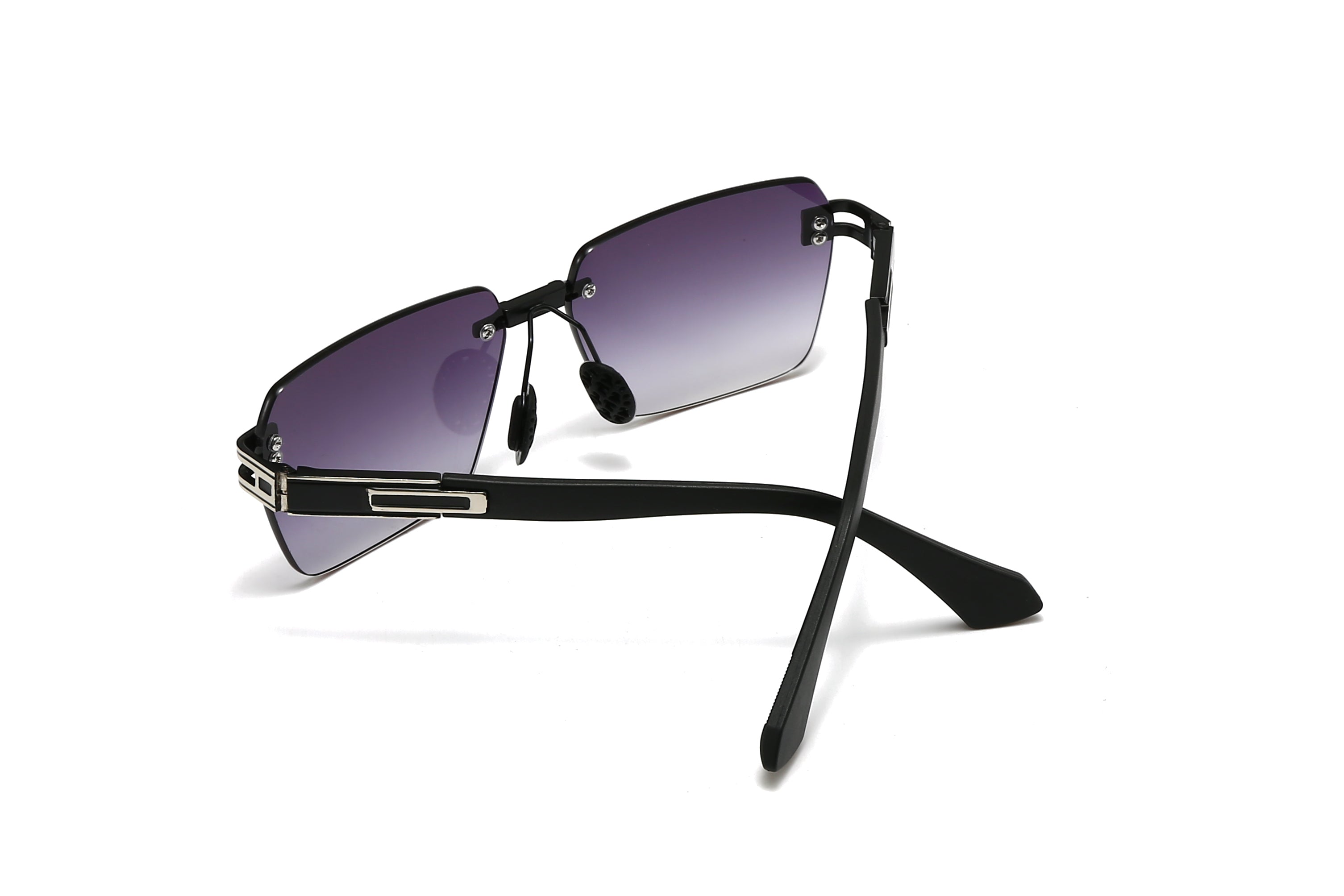 SUNGAIT Rimless Square Sunglasses SGT722 | Gradient UV400