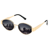 Retro Oval Sunglasses