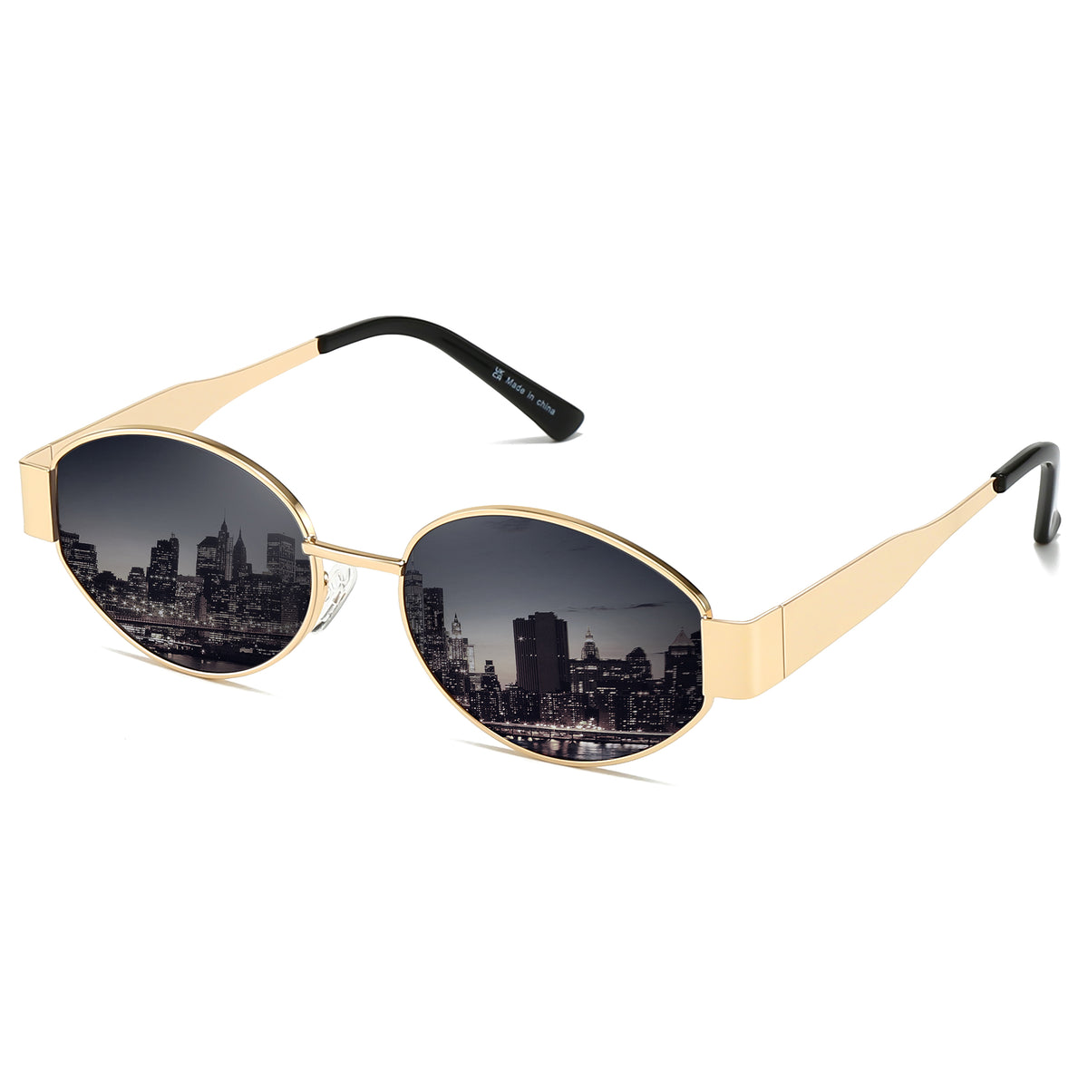 Retro Oval Sunglasses