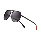 Sungait Polygon Polarized Aviator Sunglasses Gray lens. jpg