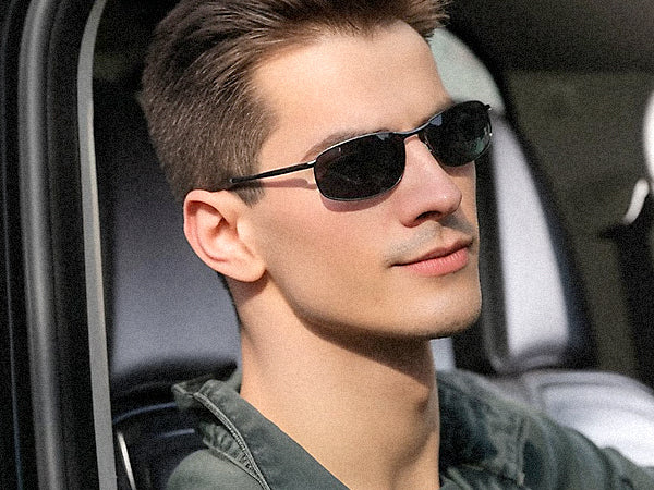 Small Metal Rectangle Sunglasses