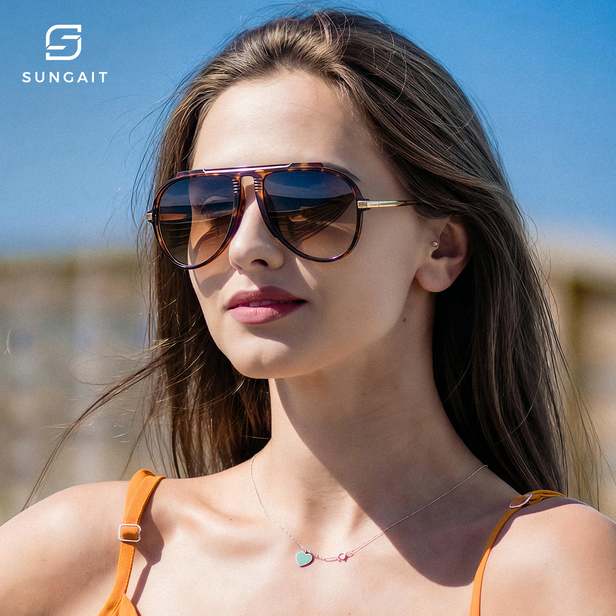 Retro Aviator Sunglasses